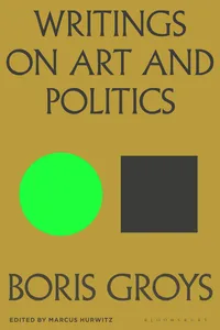 Writings on Art and Politics_cover