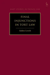 Final Injunctions in Tort Law_cover