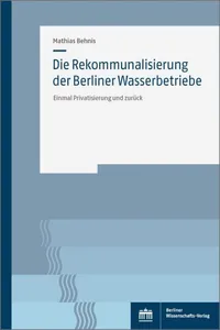 Die Rekommunalisierung der Berliner Wasserbetriebe_cover