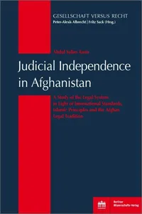 Judicial Independence in Afghanistan_cover