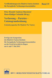Verfassung – Parteien – Unionsgrundordnung_cover