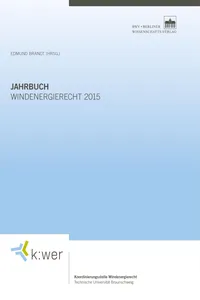 Jahrbuch Windenergierecht 2015_cover
