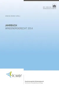 Jahrbuch Windenergierecht 2014_cover