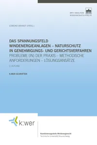 Das Spannungsfeld Windenergieanlagen – Naturschutz in Genehmigungs- und Gerichtsverfahren_cover