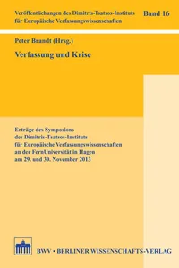 Verfassung und Krise_cover