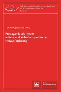 Propaganda als außen- und sicherheitspolitische Herausforderung_cover