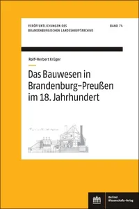 Das Bauwesen in Brandenburg-Preußen im 18. Jahrhundert_cover