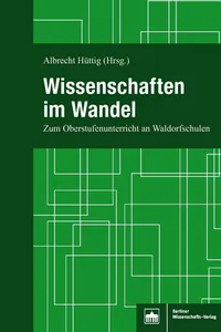 Wissenschaften im Wandel_cover