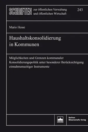 Haushaltskonsolidierung in Kommunen