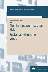 Nachhaltige Wohnbauten. Holz_cover