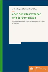 Jeder, der sich abwendet, fehlt der Demokratie_cover