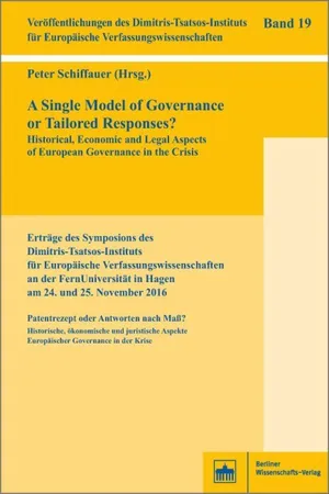 A Single Model of Governance or Tailored Responses?