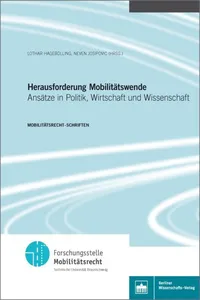 Herausforderung Mobilitätswende