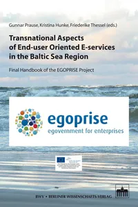 Transnational Aspects of End-user Oriented E-services in the Baltic Sea Region_cover