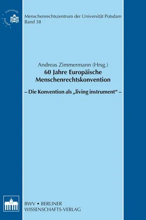 60 Jahre Europäische Menschenrechtskonvention