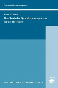Handbuch des Qualitätsmanagements für die Hotellerie_cover