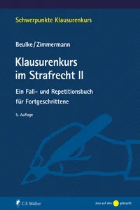 Klausurenkurs im Strafrecht II_cover
