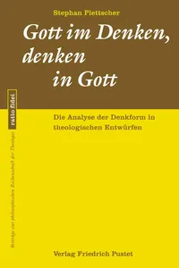 Gott im Denken, denken in Gott_cover