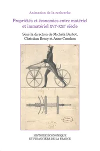 Propriétés et économies entre matériel et immatériel XVIe-XXIe siècle