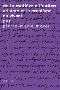 De la matière à l’action