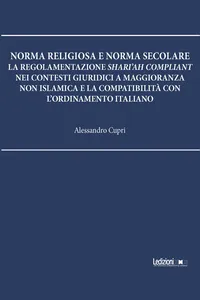 Norma religiosa e norma secolare_cover