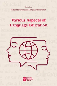 Various Aspects of Language Education_cover