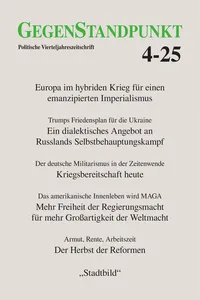 GegenStandpunkt 4-25_cover