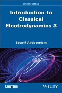Introduction to Classical Electrodynamics 3_cover