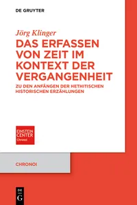 Das Erfassen von Zeit im Kontext der Vergangenheit_cover
