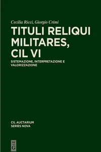 Tituli reliqui militares, CIL VI_cover