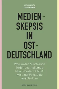 Medienskepsis in Ostdeutschland_cover