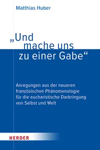 "Und mache uns zu einer Gabe"_cover