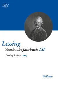 Lessing Yearbook/Jahrbuch LII, 2025_cover