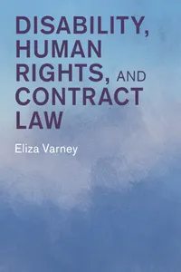 Disability, Human Rights, and Contract Law_cover
