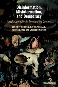 Disinformation, Misinformation, and Democracy_cover