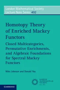 Homotopy Theory of Enriched Mackey Functors_cover