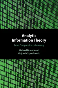 Analytic Information Theory_cover