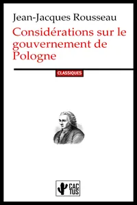 Considérations sur le gouvernement de Pologne_cover