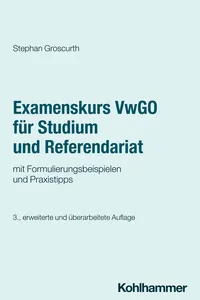 Examenskurs VwGO für Studium und Referendariat_cover
