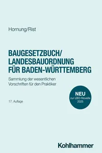 Baugesetzbuch/Landesbauordnung für Baden-Württemberg_cover