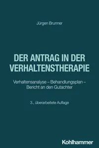 Der Antrag in der Verhaltenstherapie_cover