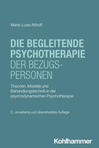 Die begleitende Psychotherapie der Bezugspersonen_cover