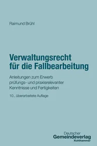 Verwaltungsrecht für die Fallbearbeitung_cover