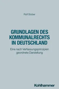 Grundlagen des Kommunalrechts in Deutschland_cover