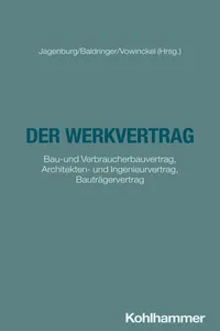Der Werkvertrag_cover