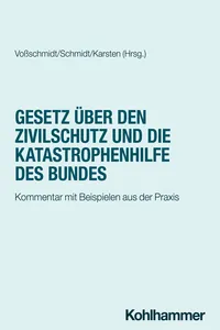 Gesetz über den Zivilschutz und die Katastrophenhilfe des Bundes_cover
