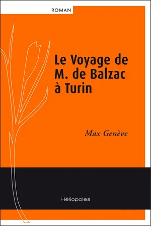 Le Voyage de M. Balzac à Turin