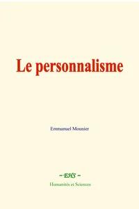 Le personnalisme_cover