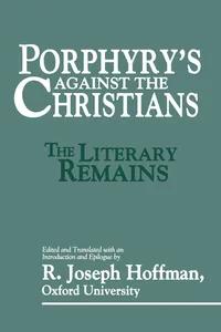 Porphyry's Against the Christians_cover