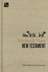 Shepherd's Notes on the New Testament_cover